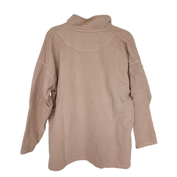 Sloppy Joe Collar Sweatshirt Tan - Picture 3 of 7